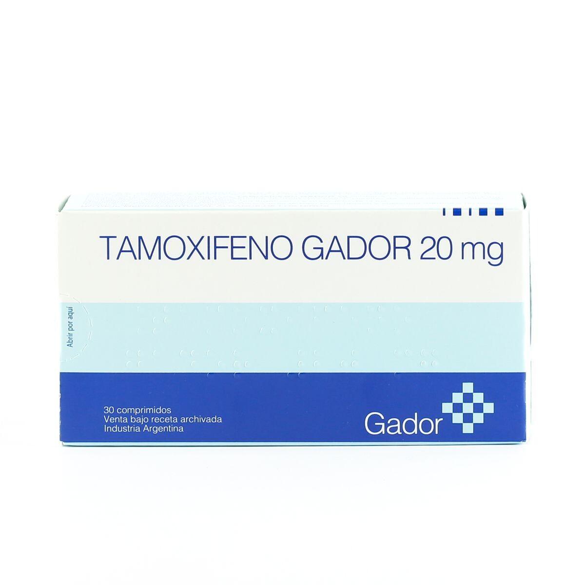 TAMOXIFENO GADOR 20 mg comp.x 30 — imagen 1