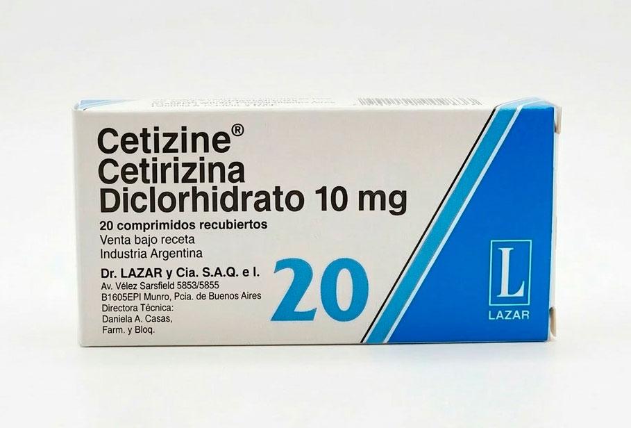 CETIZINE 10 mg comp.rec.x 20 — imagen 1