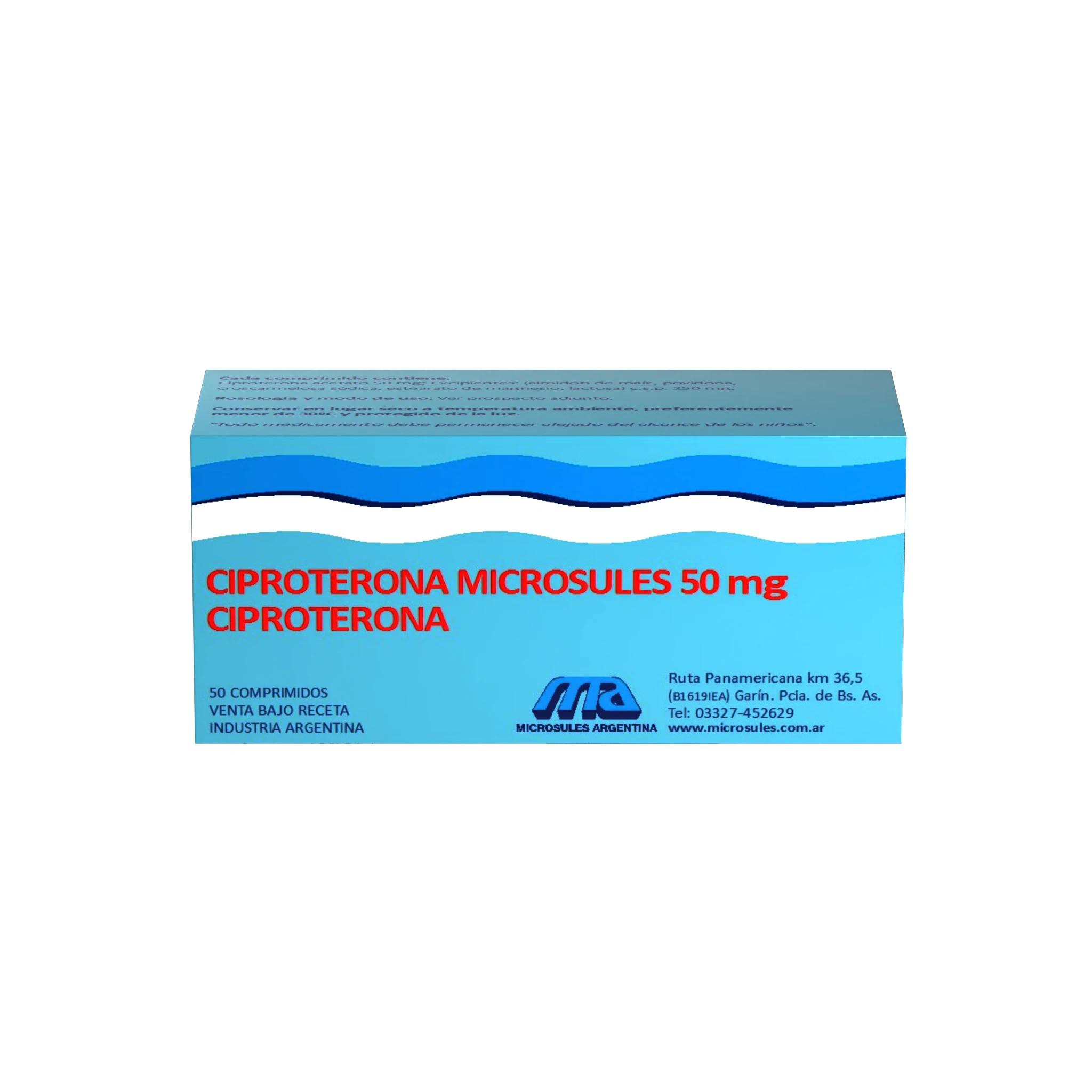 CIPROTERONA MICROSULES 50 mg comp.x 50 — imagen 1