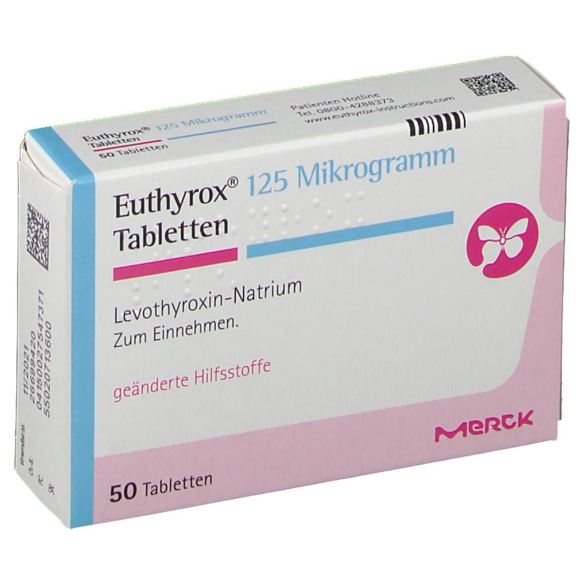 EUTHYROX 125 mcg comp.birran.x 50 — imagen 1
