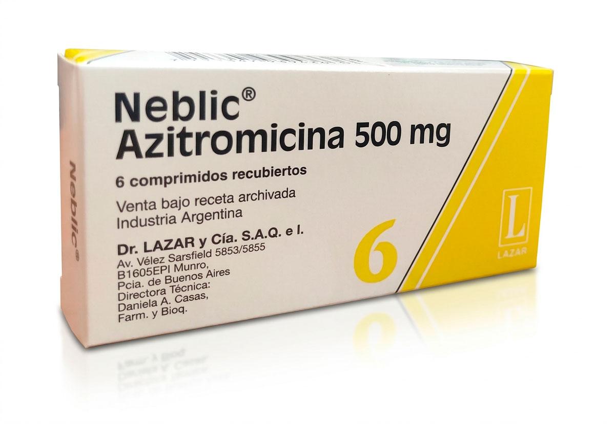 NEBLIC 500 mg comp.rec.x 6 — imagen 1