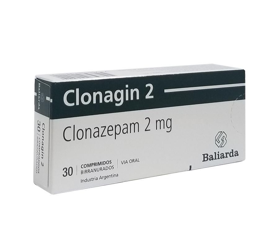 CLONAGIN 2 2 mg comp.x 30 — imagen 1