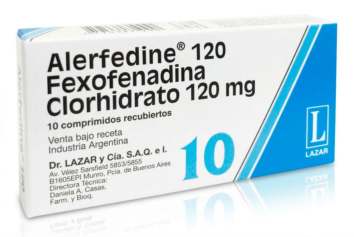 ALERFEDINE 120 mg comp.rec.x 10 — imagen 1