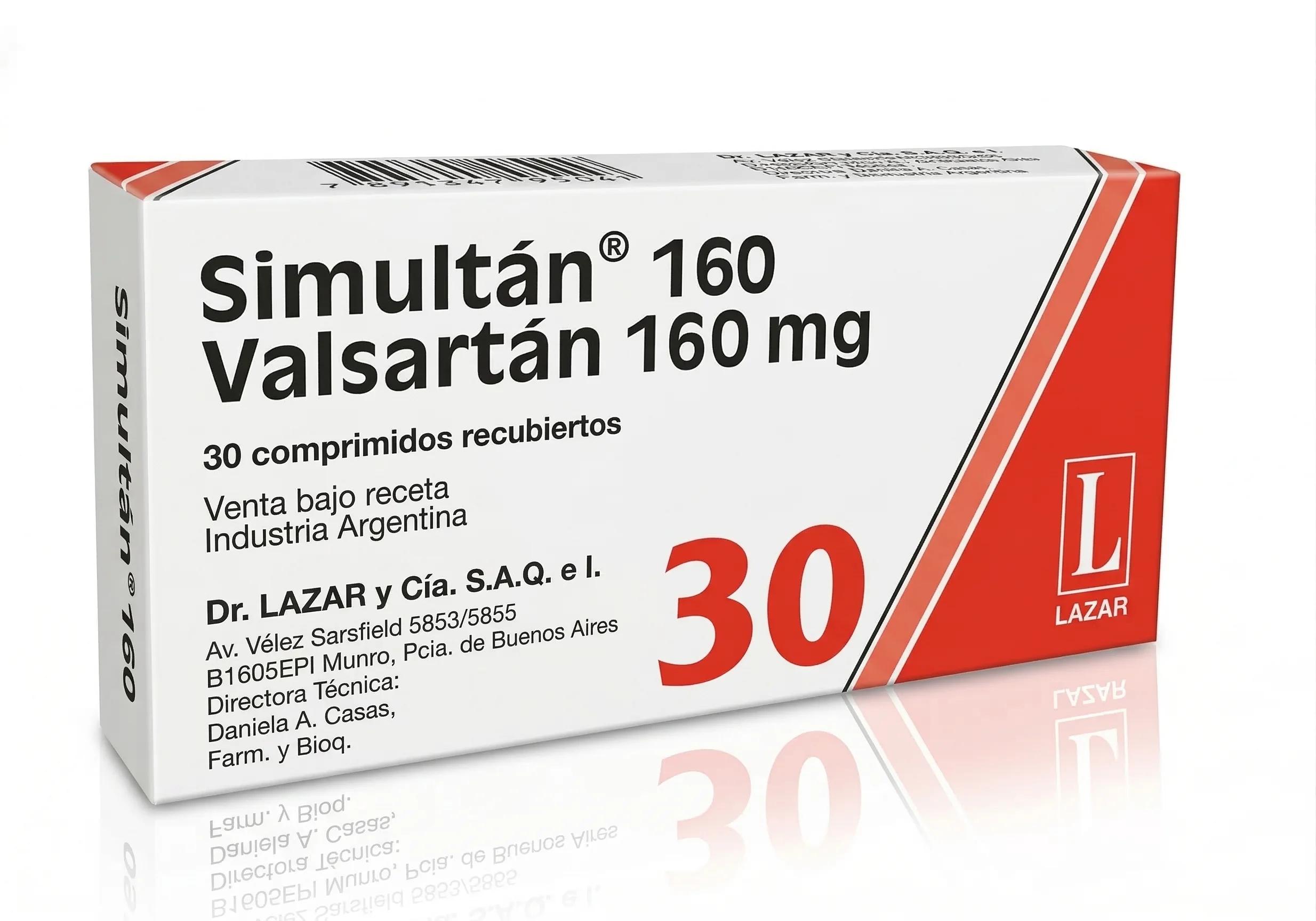 SIMULTAN 160 mg comp.rec.x 30 — imagen 1