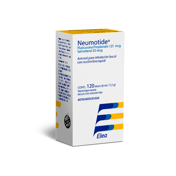 NEUMOTIDE AEROSOL 125/25 mcg x 120 dosis — imagen 1