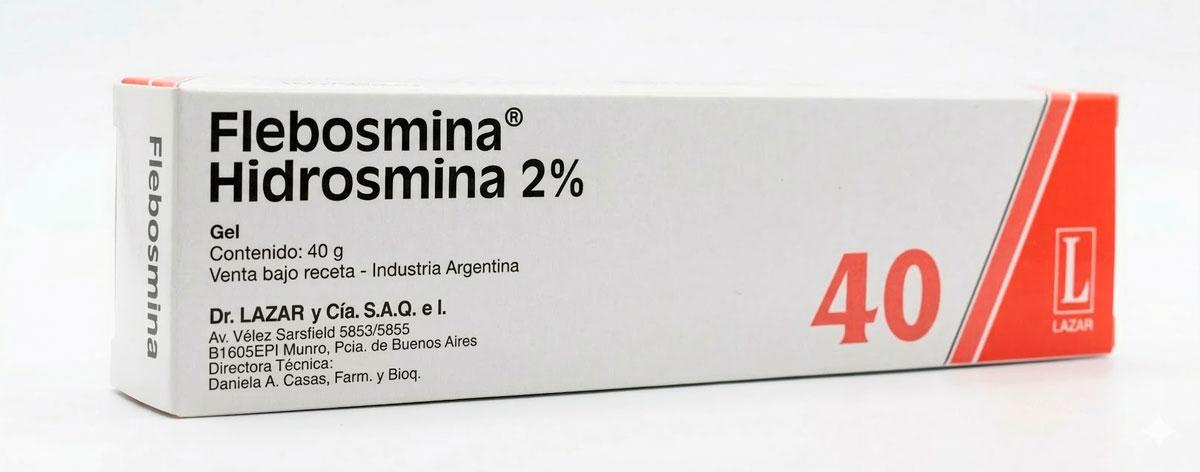 FLEBOSMINA gel 2% x 40 g — imagen 1