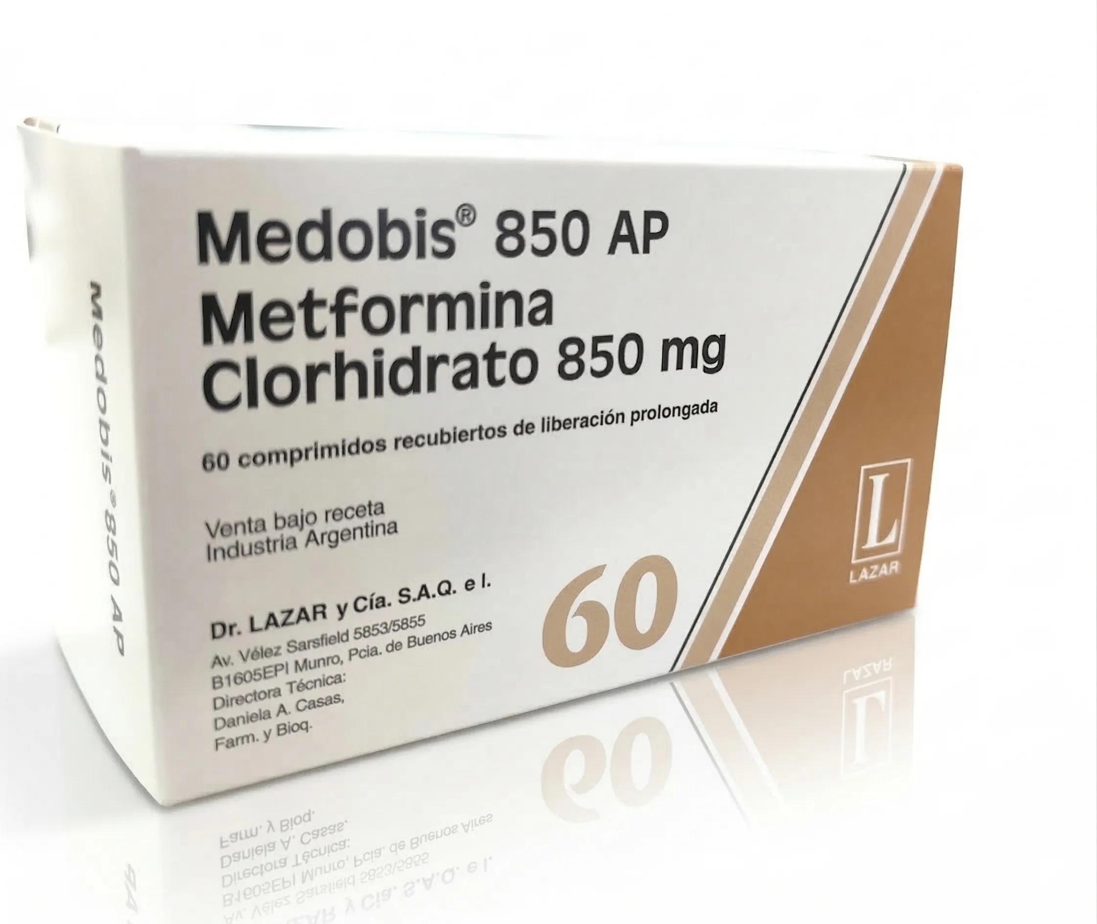 MEDOBIS AP 850 mg comp.rec.AP x 60 — imagen 1