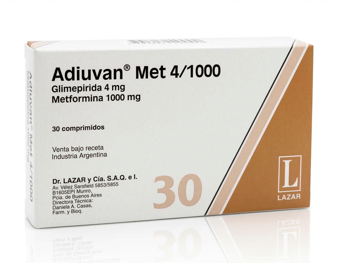 ADIUVAN MET 4/1000 mg comp.x 30 — imagen 1