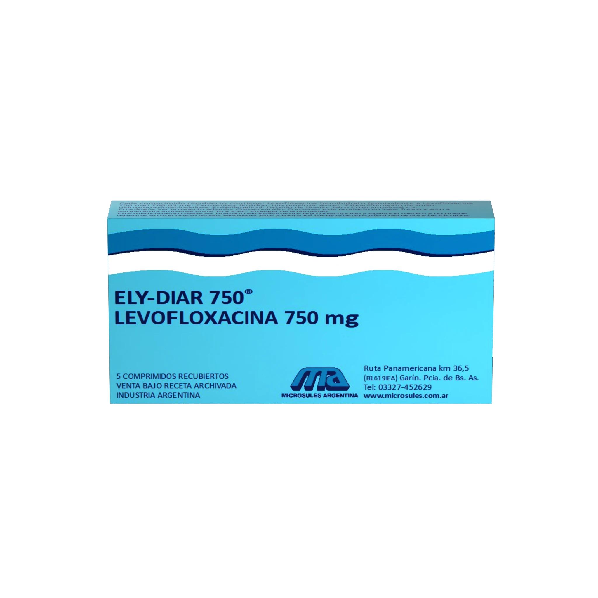 ELY DIAR 750 mg comp.rec.x 5 — imagen 1