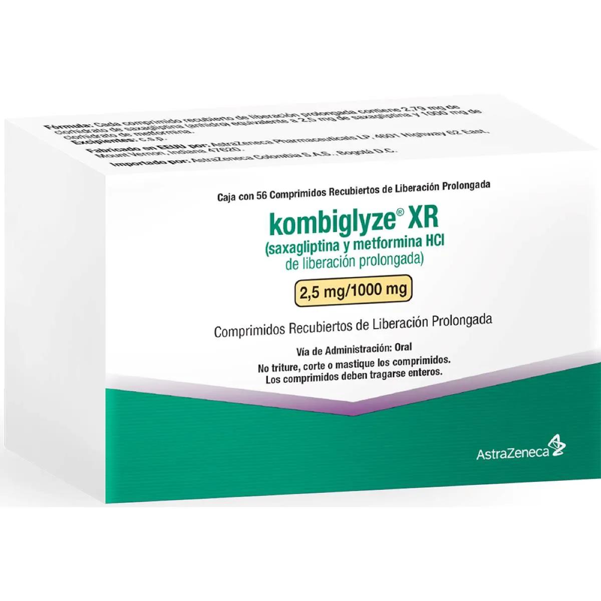 KOMBIGLYZE XR 2.5/1000mg comp.rec.x 56 — imagen 1