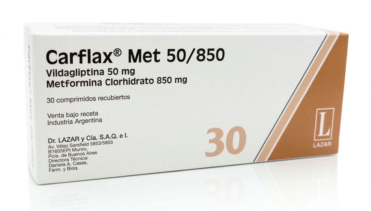 CARFLAX MET 50/850 mg comp. x 30 — imagen 1