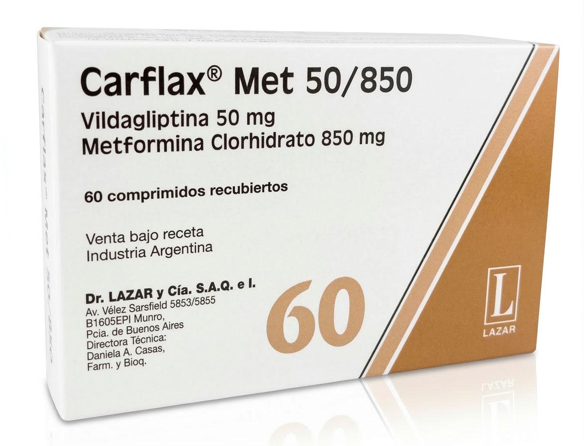CARFLAX MET 50/850 mg comp. x 60 — imagen 1