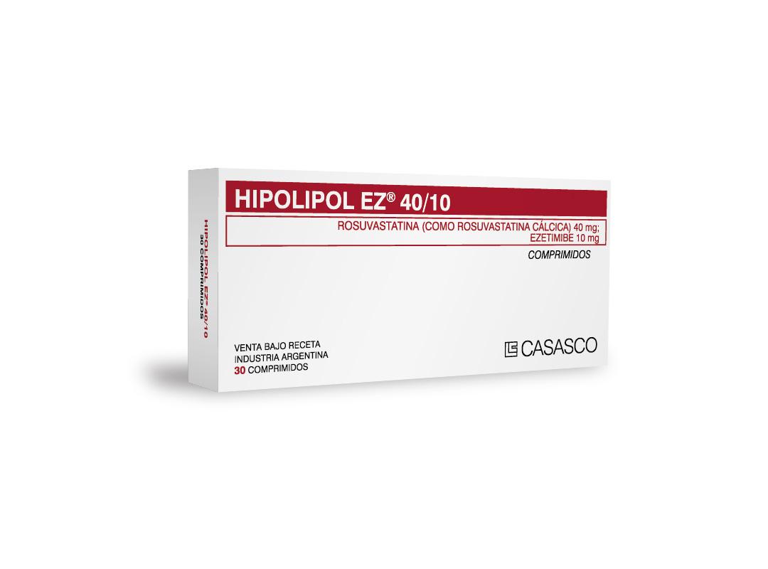 HIPOLIPOL EZ 40/10 mg comp. x 30 — imagen 1