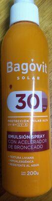BAGOVIT SOLAR Ac.Br.FPS30 sprayx200g — imagen 1