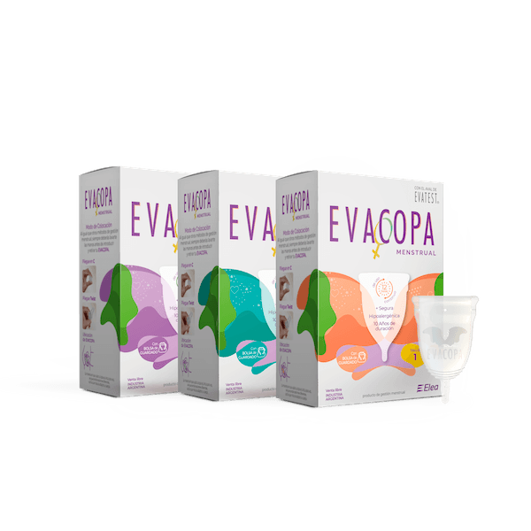 EVACOPA copa menstrual D40 T1 x1 — imagen 1