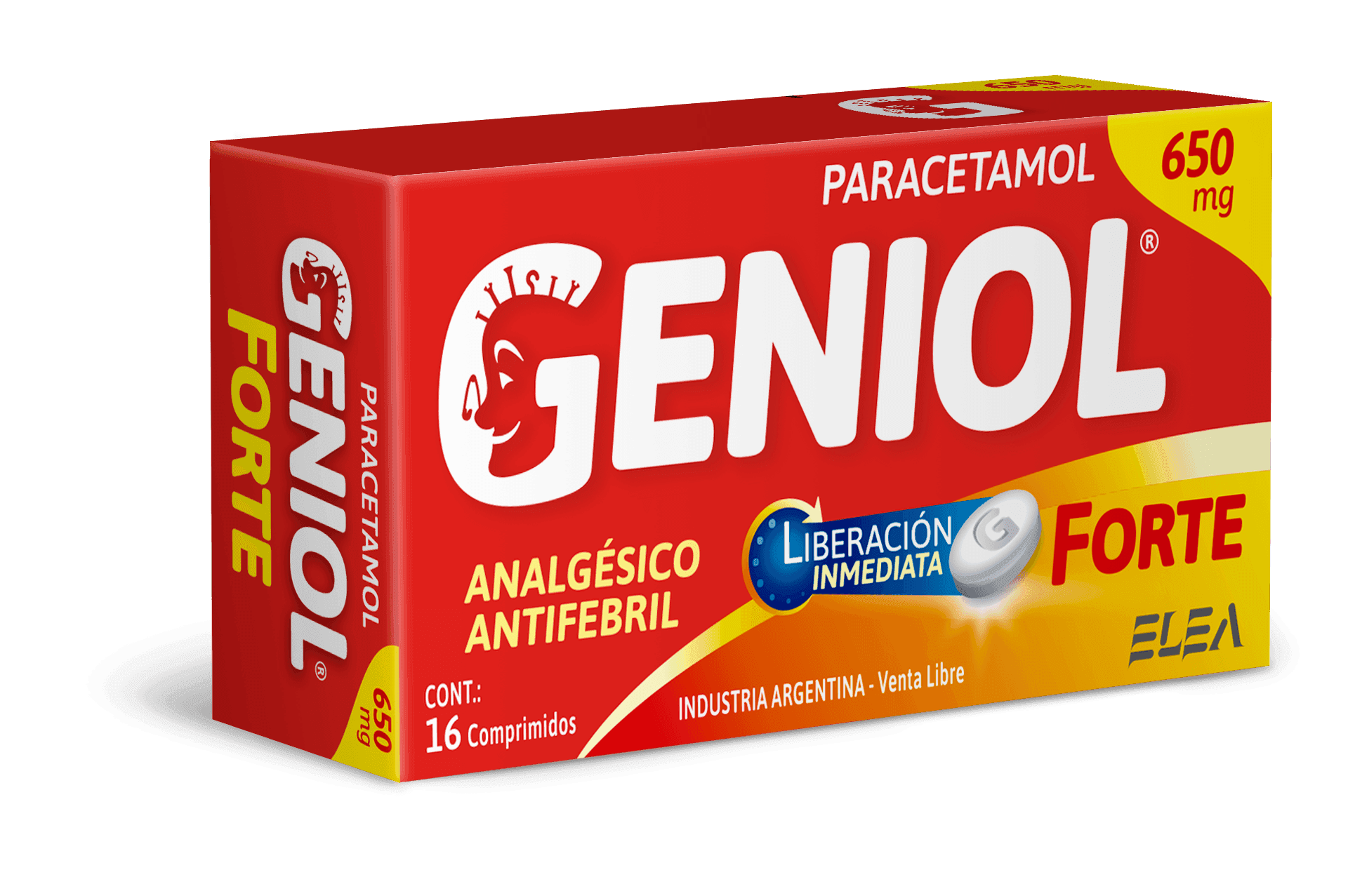 GENIOL 650 mg comp. x 16 — imagen 1
