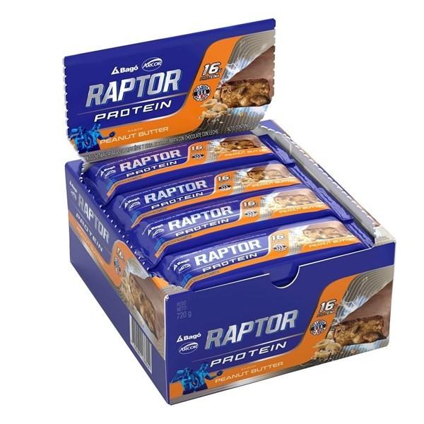 RAPTOR PROTEIN PEANUT BUTTER barras x 1 — imagen 1