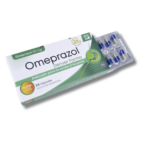 OMEPRAZOL DENVER FARMA 20 mg caps.x 14 — imagen 1